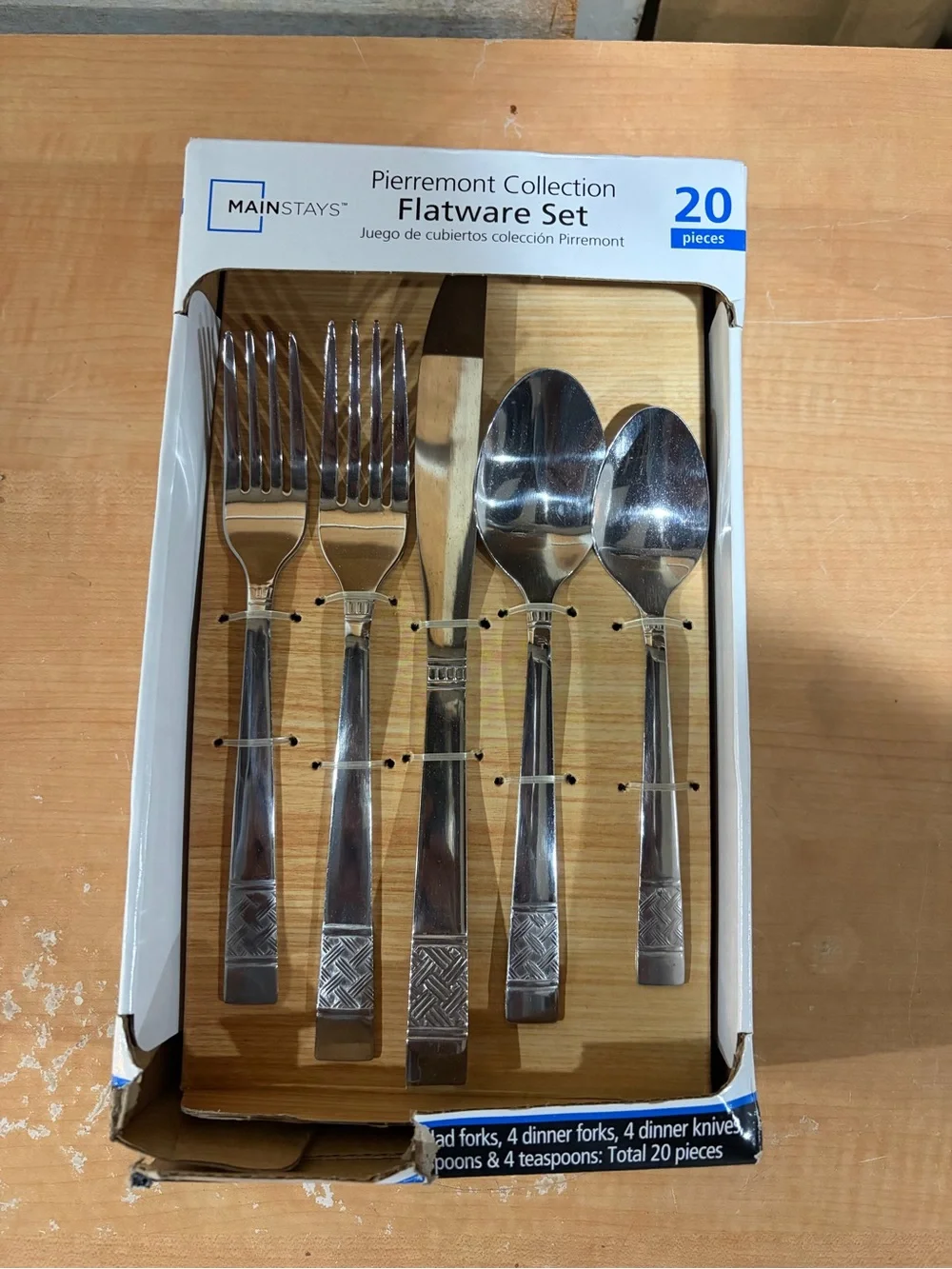 Mainstays polished stainless